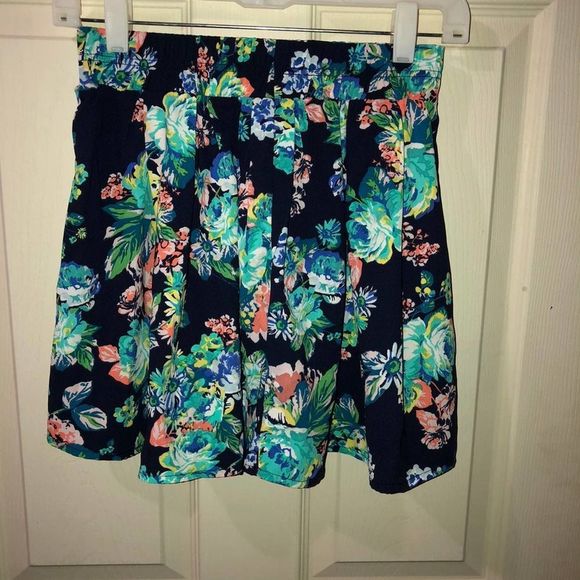 Ambiance Apparel Flower Skirt - Picture 2 of 4